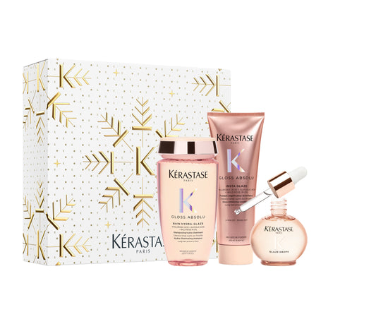 Kérastase Gloss Absolu Holiday Trio Set For Glossy Hair